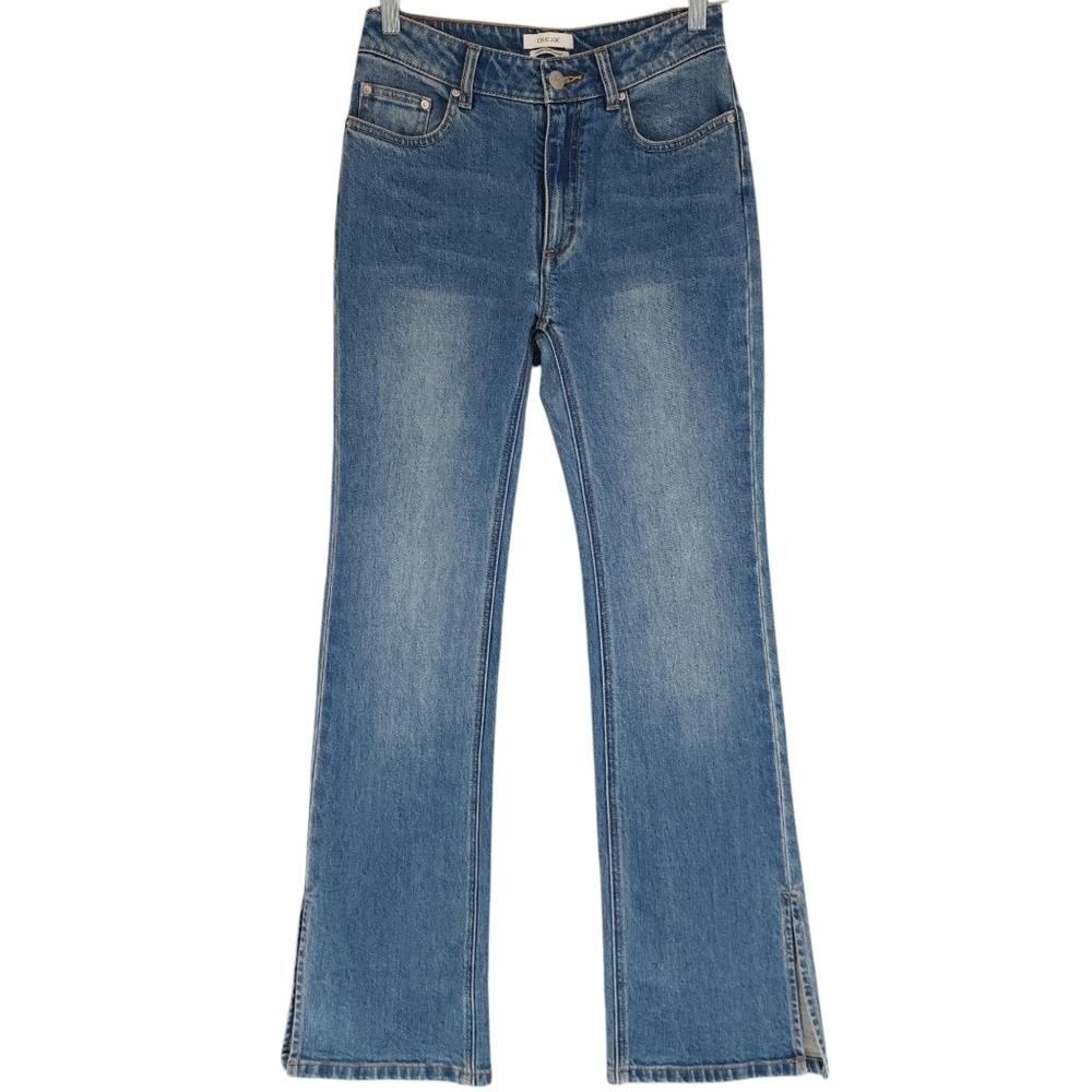 ChicJoc Split Hem Denim Jeans
